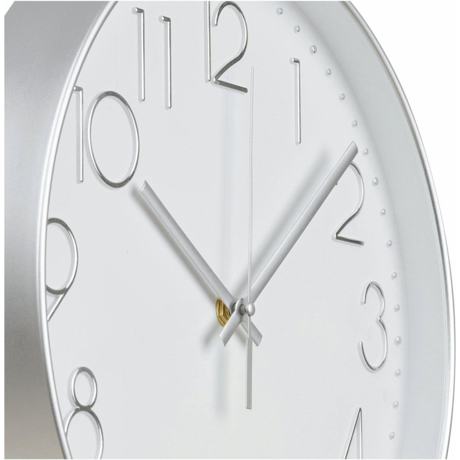 House Nordic Lalibela Wandklok �30 cm, Zilver