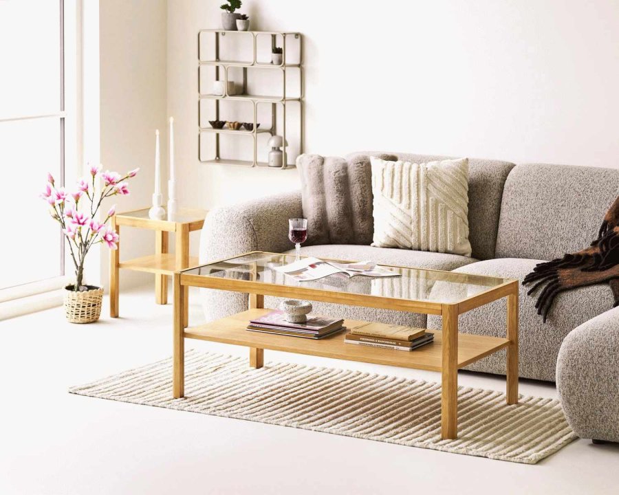 House Nordic Lanciano Wandregal 48x64 cm, Beige