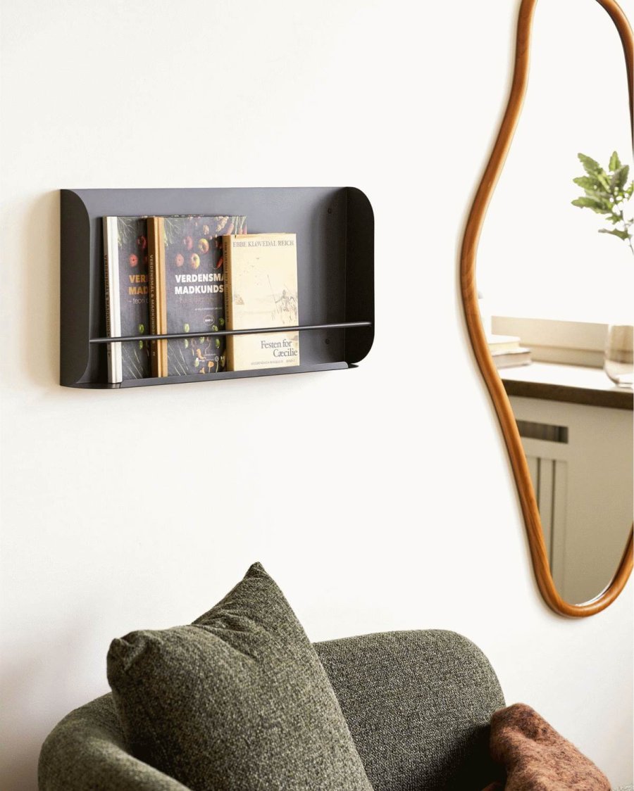 House Nordic Volterra Wandregal 60 cm, Dunkelgrau