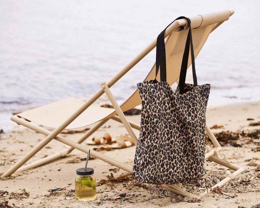 House Nordic Ava Einkaufstasche 35x39 cm, Leopard