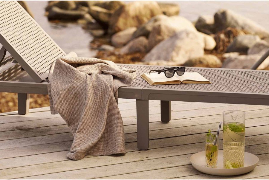 House Nordic Puno Decke 130x156 cm, Taupe