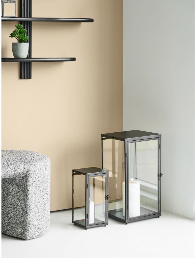 House Nordic Ibra Lanterne 2 stk, Sort