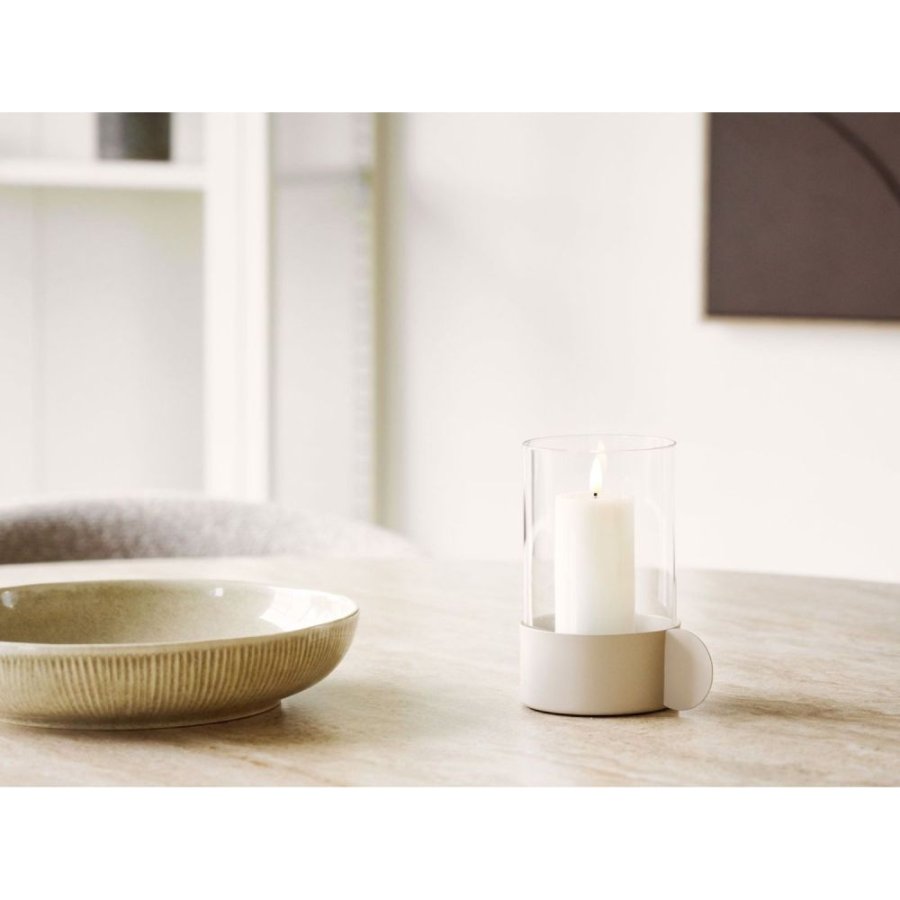 House Nordic Hurricane Lanterne H16,5 cm, Beige