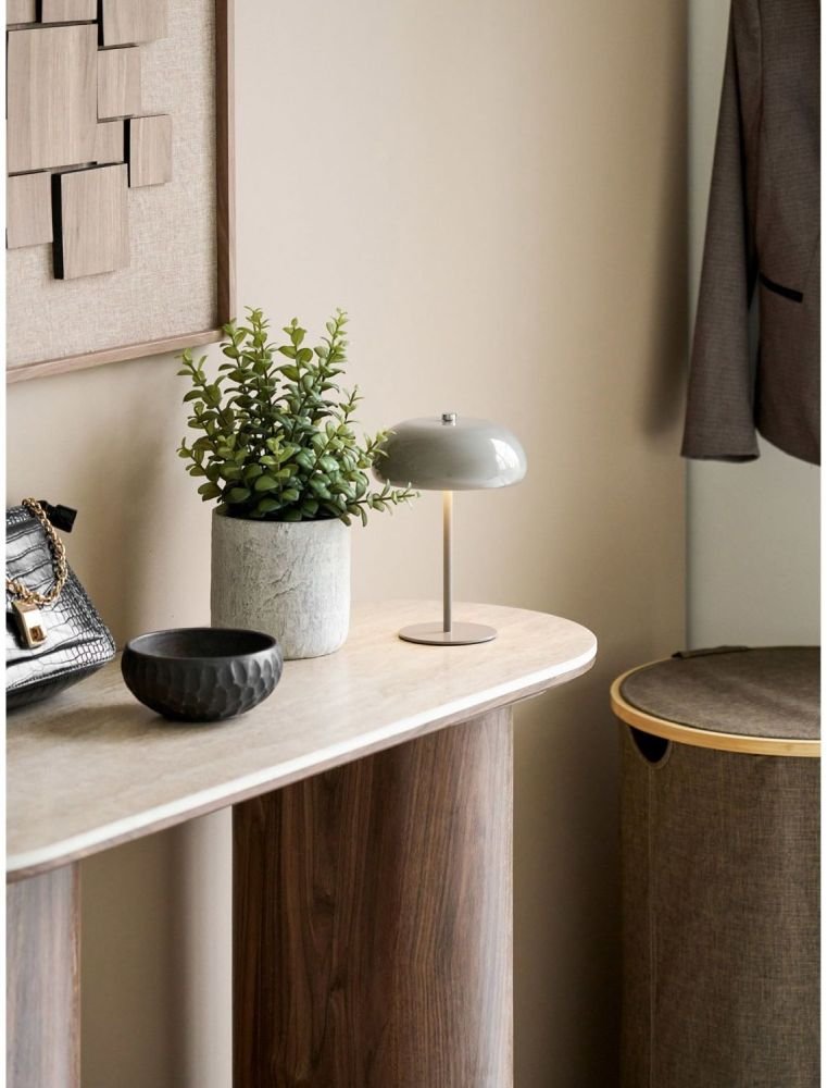House Nordic Margate Tr�dl�s Bordlampe LED H23 cm, Taupe