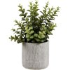 House Nordic Succulent Kunstig Plante m. Urtepotte H33,5 cm, Gr�n/Gr�