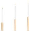 Hove Home Slim Light Kerzenstnder 3er Set, Messing