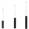 Hove Home Slim Light Kerzenstnder 3er Set, Schwarz