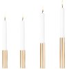 Hove Home Slim Light Kerzenstnder 4er Set, Messing