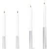 Hove Home Slim Light Kerzenstnder 4er Set, Edelstahl