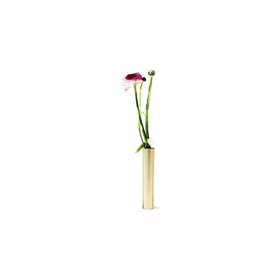 Hove Home Slim Vase H14 cm, Messing