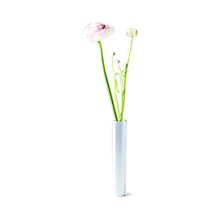 Hove Home Slim Vase H14 cm, Edelstahl