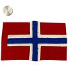 Hove Home Flag 14x9 cm, Norsk/Stl