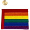 Hove Home Flag 11x9 cm, Rainbow/Messing