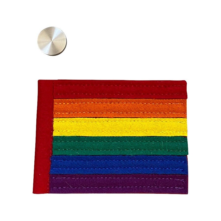 Hove Home Flag 11x9 cm, Rainbow/Stl