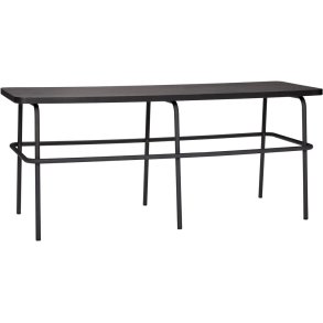 H&uuml;bsch Ash Bankje 110 cm, Zwart