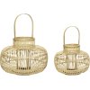 Hbsch Desert Laternen 2er Set, Bamboo