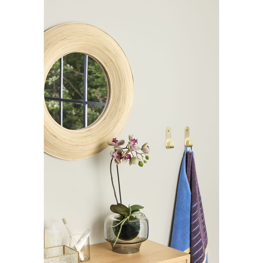 Hübsch Blush Spejl 60 cm, Bambus