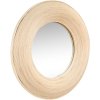 Hübsch Blush Spejl 60 cm, Bambus