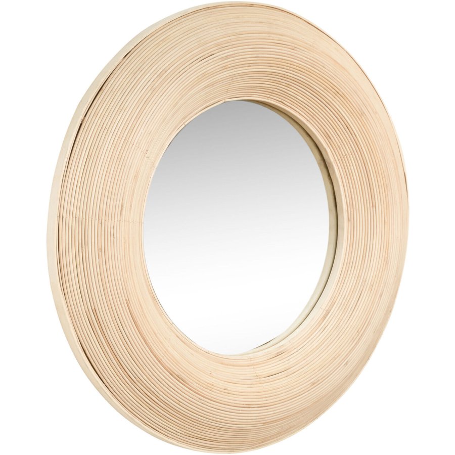 Hübsch Blush Spejl 60 cm, Bambus