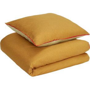 Hübsch Aki Sengetj 140x200 cm, Grn/Orange