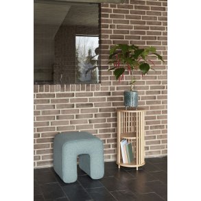 Hübsch Sculpture Puf 45 cm, Grøn
