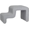 Hbsch Wave Hocker 72 cm, Grau
