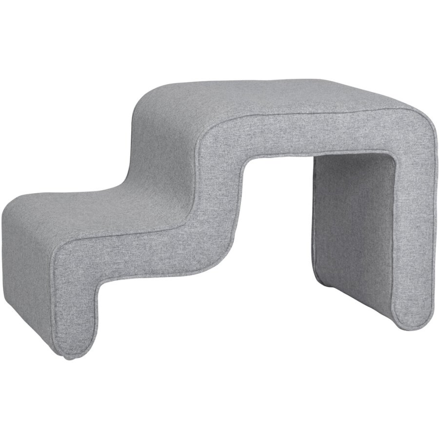Hbsch Wave Hocker 72 cm, Grau