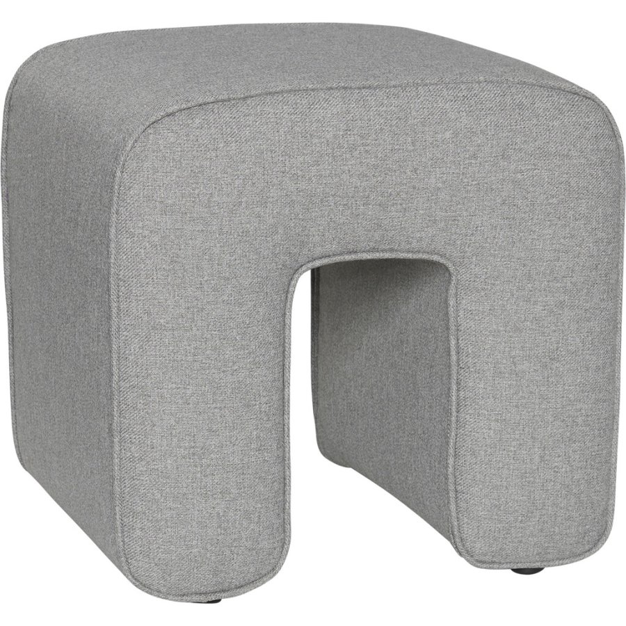 Hbsch Sculpture Pouf 45 cm, Dunkelgrau