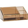 Hbsch Tint Schaukasten 26 cm, Amber/Messing