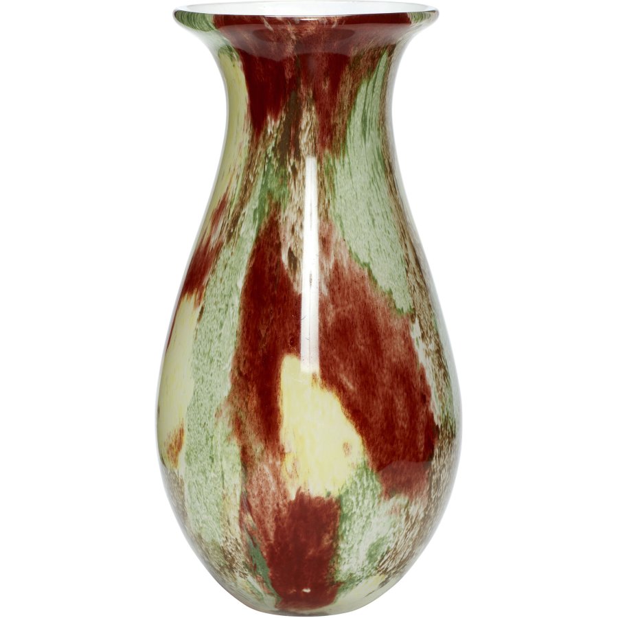 Hbsch Kaleido Vase H30 cm, Burgunderrot