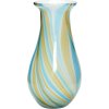 Hbsch Kaleido Vase H30 cm, Blau/Gelb