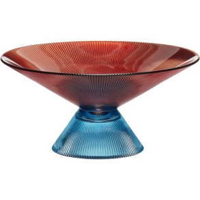 H&uuml;bsch Bonbon Sk�l �25 cm, Bl�/Orange