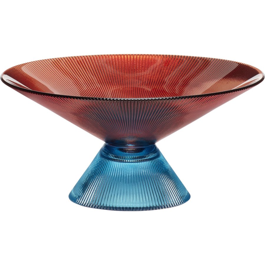 H&uuml;bsch Bonbon Sk�l �25 cm, Bl�/Orange