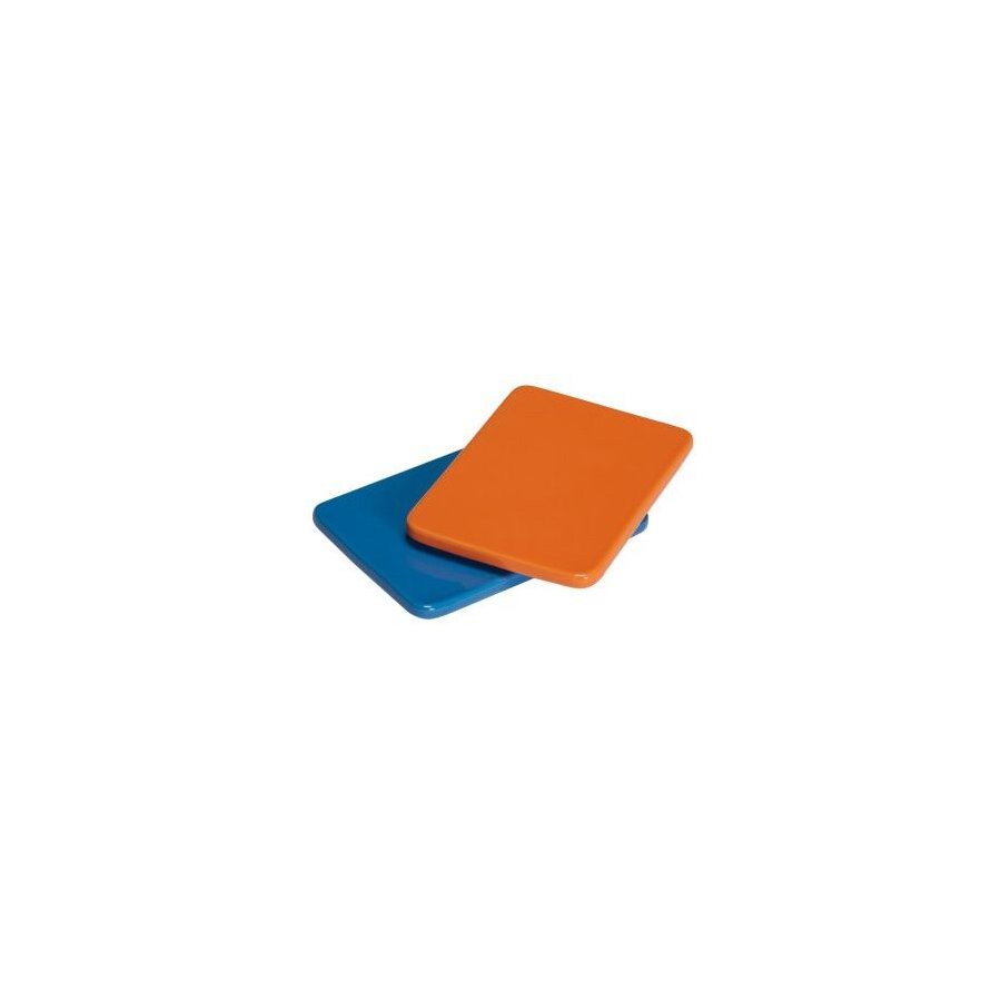 Hbsch Amare Untersetzer 2er Set 10x15 cm, Blau/Orange