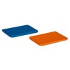 Hbsch Amare Untersetzer 2er Set 10x15 cm, Blau/Orange