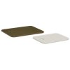 Hbsch Amare Keramikplatten 2er Set, Olivgrn/Sand