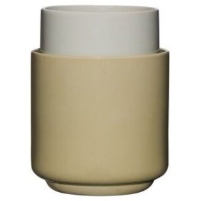 Hbsch Deux Blumentopf 2er Set, Hellgrn/Sand