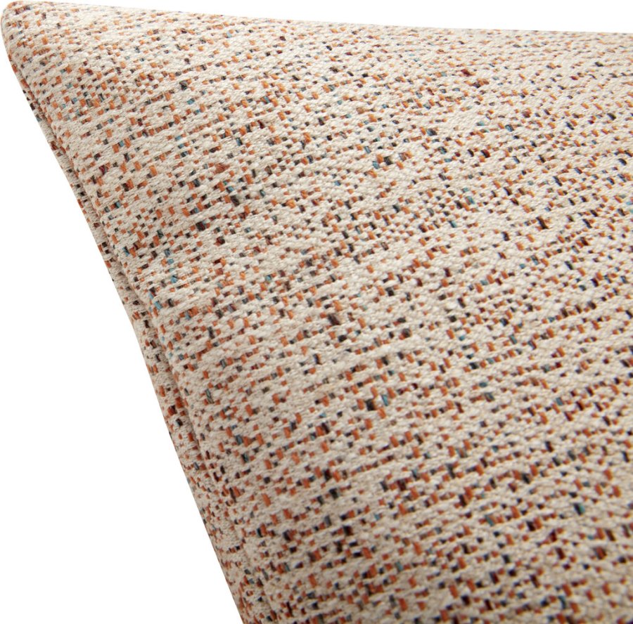 Hbsch Speckle Kissen 60x60 cm, Sand/Orange