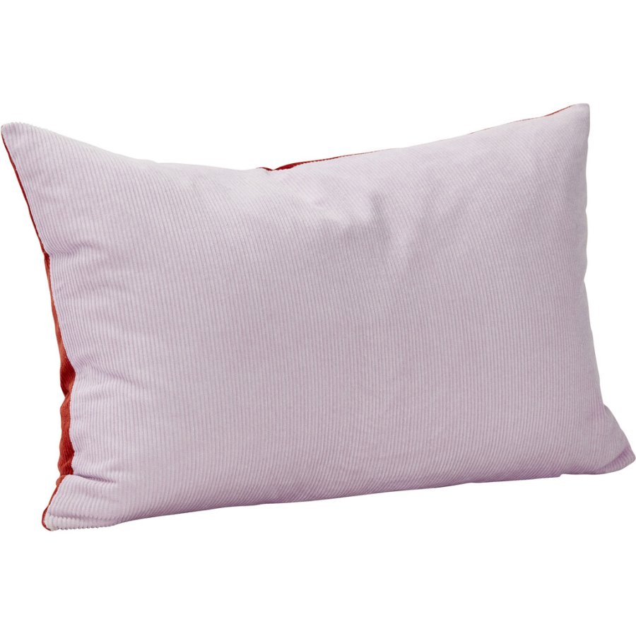 Hbsch Duo Kissen 60x40 cm, Lila/Rot