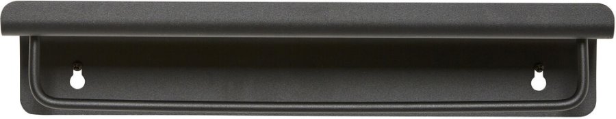 Hbsch Bow Ablage mit Handtuchhalter 35 cm, Schwarz