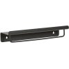 Hbsch Bow Ablage mit Handtuchhalter 35 cm, Schwarz