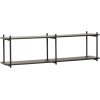 Hübsch Norm Reol Dobbel 100 cm, Sort