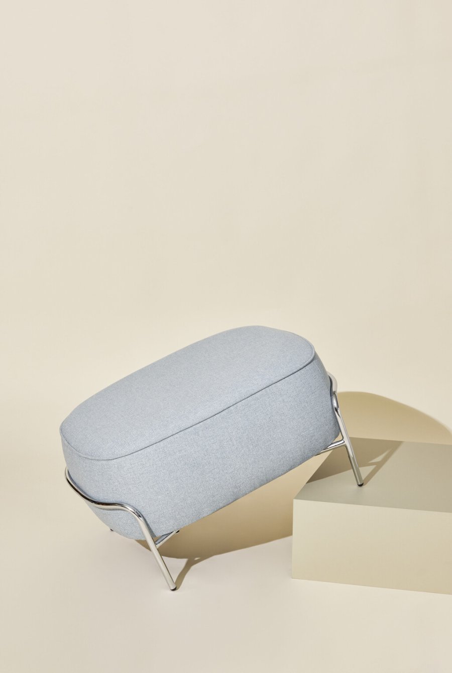 Hbsch Kumo Pouf 67 cm, Hellblau