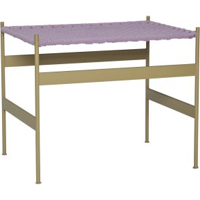 Hübsch Peri Bnk 56 cm, Khaki/Lilla