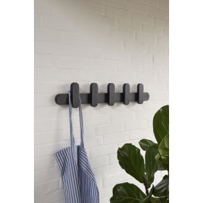 Hübsch Merry Knagerække 80 cm, Sort