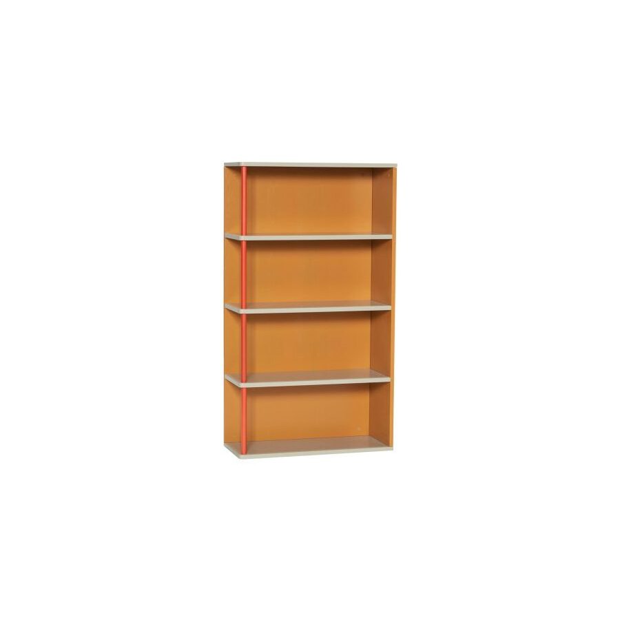 Hübsch Apollo Reol 109x60 cm, Brun/Rd/Sand