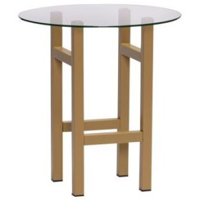 Hübsch Elevate Sidebord H44 cm, Klar/Olivengrn