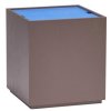 Hbsch Vault Beistelltisch/Aufbewahrungsbox 40x40 cm, Blau/Braun