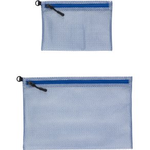H&uuml;bsch Zippit Toilettas 2 stuks, Blauw