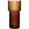 Hbsch Ripple Vase H31 cm, Amber